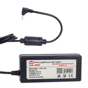 Powermaster PM-31057 Asus Uyumlu 19 Volt - 2.1 Amper 2.5*0.7 Mm Uçlu Notebook Adaptör