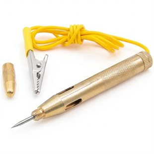 Powermaster PM-38818 Spiral Kablolu Kalem Tip Metal Voltaj Test Cihazı