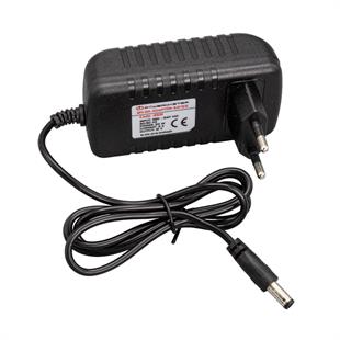 Powermaster PM-4531 12 Volt - 2 Amper 5.5*2.5 Mm Uçlu Plastik Kasa Priz Tipi Adaptör