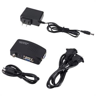 Powermaster PM-983 BNC S-Video VGAdan VGAya Görüntü Dönüştürücü 1080P Destekli