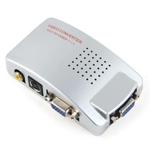 Powermaster PM-983 VGAdan BNC S-Video VGAya Görüntü Dönüştürücü 1080P Destekli