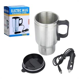 Powermaster PM-140Z 12V Paslanmaz Çelik Aktif Isı Korumalı Oto Sıcak İçecek Termosu