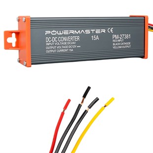 Powermaster Pm-27381 24V DC 12V DC 15 Amper Oto Konvertör