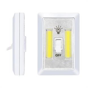 PowerMaster SL-606 Pilli Duvar Anahtarı Tipi COB LED Lamba - Kablosuz Dolap İçi Aydınlatma