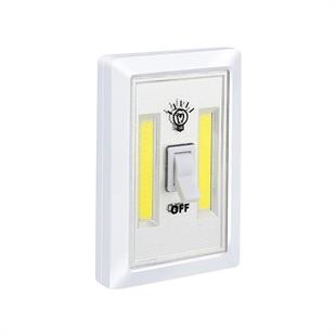 PowerMaster SL-606 Pilli Duvar Anahtarı Tipi COB LED Lamba - Kablosuz Dolap İçi Aydınlatma