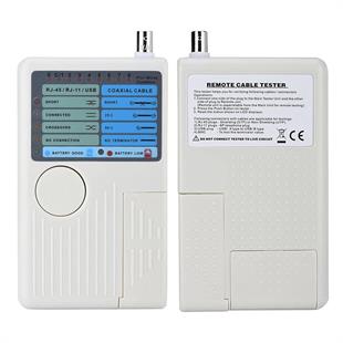 Powermaster PM-20629 RJ11-RJ45-USB-BNC Kamera Kablo Test Cihazı
