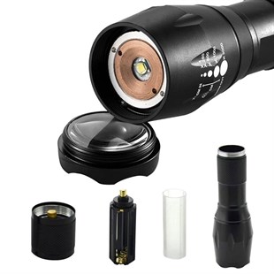 Powermaster Şarjlı Zoomlu Ledli El Feneri PM-14623