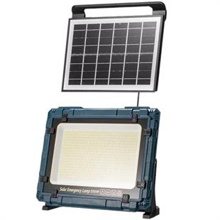 Powermaster W8109-1 Şarjlı Powerbank Özellikli 200W Günışığı/Beyaz Renk Solar Aydınlatma Acil Durum / Kamp Lambası