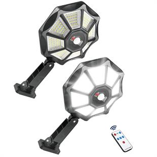 Powermaster ZB-168A Kumandalı Sensörlü Beyaz Solar Aydınlatma