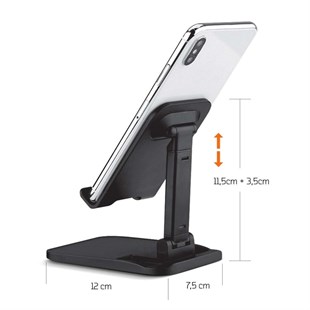 Powerway DMS30 Masaüstü Katlanabilir ve Taşınabilir Telefon Tablet Standı