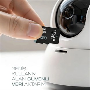 Powerway Elite Plus 128 GB Class 10 U3 XC Micro SD Hafıza Kartı