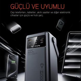 Powerway PD50 50.000mAh 22.5W Süper Hızlı Şarjlı Powerbank
