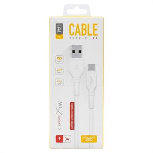 Powerway TY21 3 Amper 25 Watt USB TO Type-C Hızlı Şarj Ve Data Kablosu
