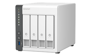 QNAP 4diskli ARM QC-4GB RAM-2.5GbE Nas Server TS-433-4G Distribütör Garantili