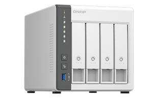 QNAP 4diskli ARM QC-4GB RAM-2.5GbE Nas Server TS-433-4G Distribütör Garantili
