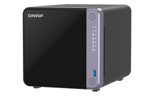 QNAP 4diskli Alpine AL524 QC-4GB RAM-10GbE SFP+ Nas Server TS-432X-4G