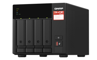 QNAP 4diskli Ryzen V1500B-16GB RAM-2-2.5GbE Nas Server TS-473A (54053)