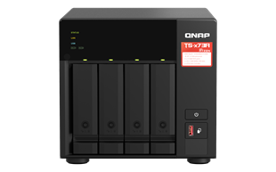 QNAP 4diskli Ryzen V1500B-40GB RAM-2-2.5GbE Nas Server TS-473A (54053)