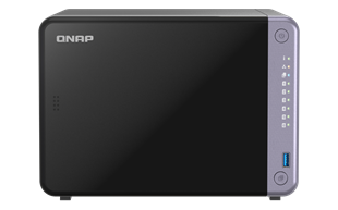 QNAP 6diskli Alpine AL524 QC-4GB RAM-2-10GbE SFP+ Nas Server TS-632X