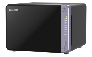 QNAP 6diskli Alpine AL524 QC-4GB RAM-2-10GbE SFP+ Nas Server TS-632X