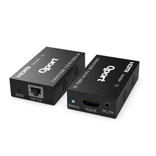 QPORT Q-HEX3 HDMI-CAT6 60metre HDMI Extender