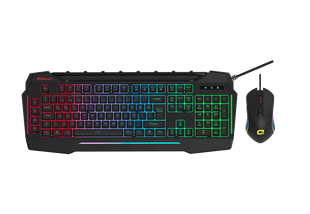 QUANTUM DualStrike Kablolu USB Q Trk RGB Gamıng Klavye -  Mouse Set