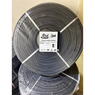 RADLINK 2+1 1x0,50mm  MİNİ Coax 2x0,50mm  (CCA/HV) 250LİK KAMERA KABLO - dış ortam CABLE