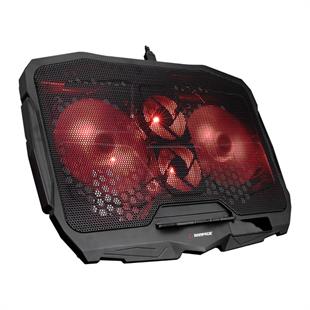 RAMPAGE AD-RX34 X-FRAME ABS Plastik Siyah 4 FANLI Notebook Soğutucu Stand