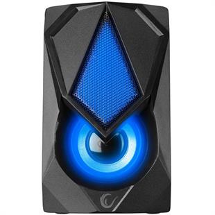RAMPAGE RMS-G19 2.0 5 Watt LED Işıklı Siyah Multimedia Speaker