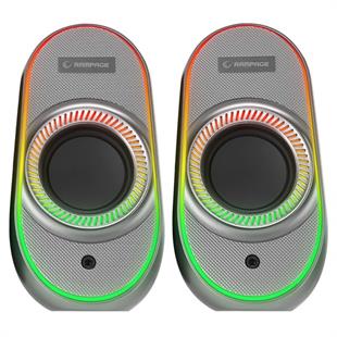 RAMPAGE RMS-X3 2.0 6W Bluetooth Özellikli Siyah Multimedia RGB Işıklı Gaming USB Speaker