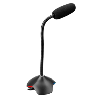 RAMPAGE RMX-M7 PYTHON Siyah/Kırmızı PC 3,5M PS4-XBOX-Mobile Esnek Sağlam Gaming Oyuncu Mikrofon