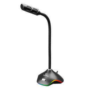 RAMPAGE RMX-M7 PYTHON Siyah/Kırmızı PC 3,5M PS4-XBOX-Mobile Esnek Sağlam Gaming Oyuncu Mikrofon