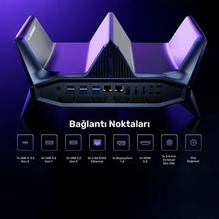 RAXIUS MP M2A İ9 3070-129H001 CORE i9 12900H 16GB RAM 512GB SSD RTX 3070 FDOS MINI PC