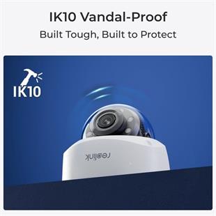 REOLINK 8MP Dome Motorize 5x Optik Zoom IP Kamera PoE IP67 P437