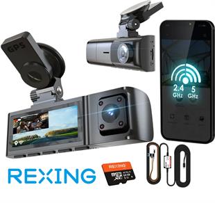 REXING R316 4K GPS WI-FI ARAC KAMERASI + 64GB SD