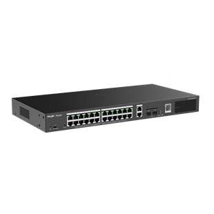 RUIJIE 24port PoE 370w 2-SFP Gigabit Yönetilebilir Switch RG-ES228GS-P