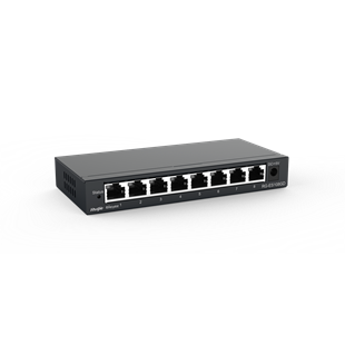 RUIJIE 8port Gigabit Yönetilemez Switch Masaüstü Çelik Kasa REYEE RG-ES108GD