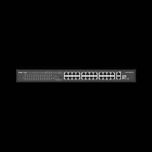 RUİJİE-REYEE RG-ES126S-P 24XFE-2XGE UPLİNK / 1XGE SFP 370W POE SWİTCH