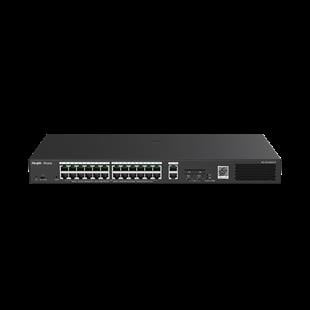 RUİJİE-REYEE RG-ES228GS-P 24XGE-2XGE/SFP 370W POE SWİTCH