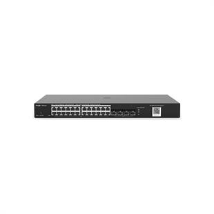 RUIJIE-REYEE RG-NBS3100-24GT4SFP-P 28 Port Gbit 24 Port PoE+ 370W 4xSFP Uplink Rackmount Yönetilebilir (L2) Switch