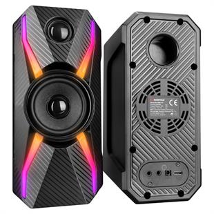 Rampage RMS-X5 2.0 Siyah Multimedia Gaming USB Speaker