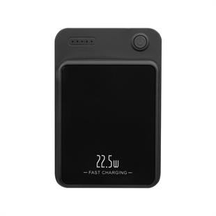 S-LINK  M1021 10000mAh Magsafe 15W HSC22.5W+PD20W+QC3.0 Siyah LCD Taşınabilir Şarj Cihazı Powerbank