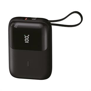 S-LINK  P109M 10000mAh PD20W+QC18W+HSC22.5W Siyah LCD Taşınabilir Pil Şarj Cihazı Powerbank