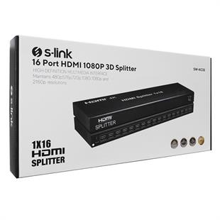 S-LINK 16port SW-KC33 1920x1080 HDMI Splitter