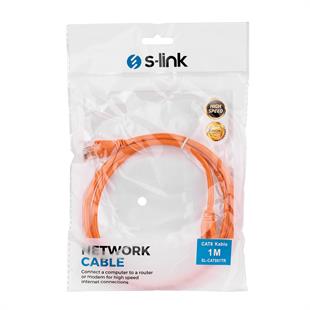 S-LINK 1metre CAT6 SL-CAT601TR Turuncu Patch Kablo