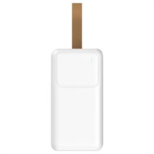 S-LINK G310 30000mAh 2*USB+Type-C+Micro Beyaz Taşınabilir Pil Şarj Cihazı Powerbank