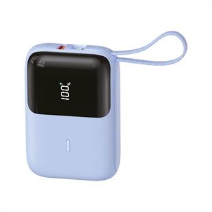 S-LINK P109M 10000mAh PD20W+QC18W+HSC22.5W Beyaz LCD Taşınabilir Pil Şarj Cihazı Powerbank