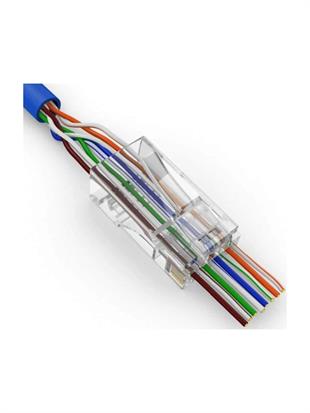 S-LINK SL-COB25P CAT6 UTP Yeni Nesil RJ45 Konnektör (100 Adet)