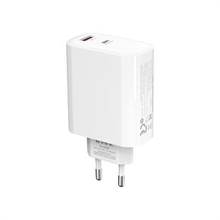 S-LINK SL-EC69 GAN PD 65W / QC 18W Type USB-C +USB A Hızlı Beyaz EV/NOTEBOOK Şarj Adaptör
