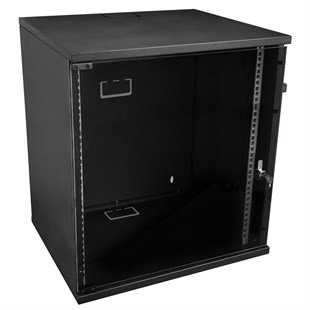 S-LINK SL-U12 Yeni Nesil 12U Soho 530x400mm Siyah Rack Kabin